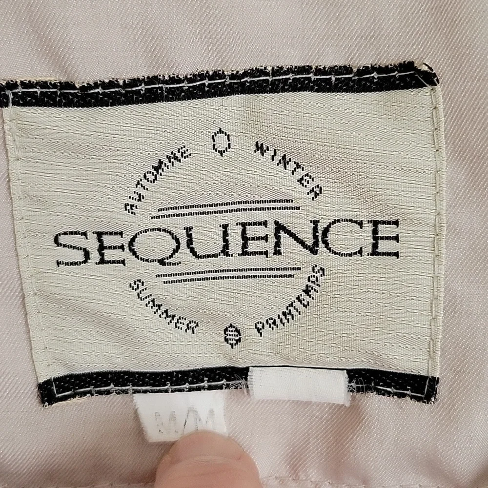 Sequence Women's Vintage Spring/Fall Beige Jacket- Size M - Picture 2 of 14